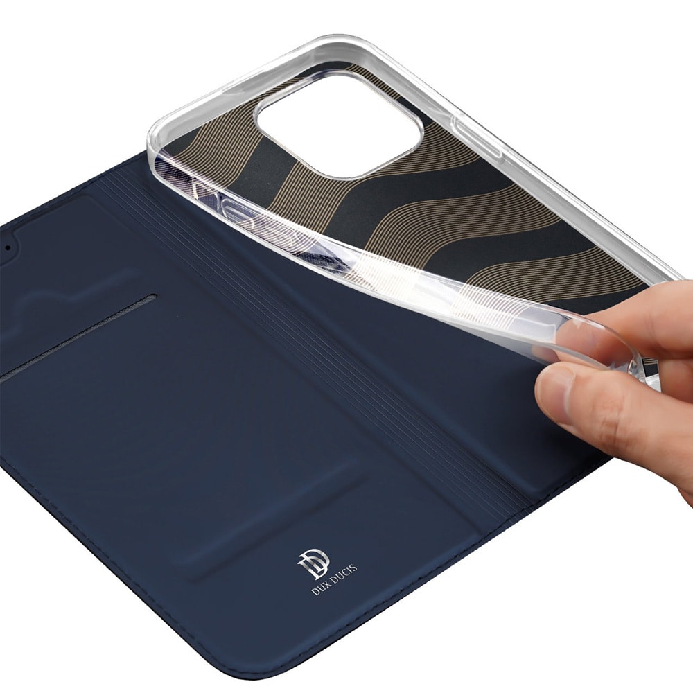 Dux Ducis Skin Pro Plånboksfodral till iPhone 15 Pro - Blå