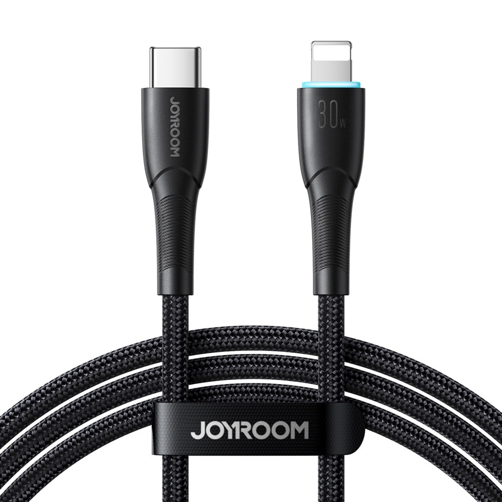 Joyroom Starry Series USB-kabel 30W USB-C till Lightning 1m - Svart