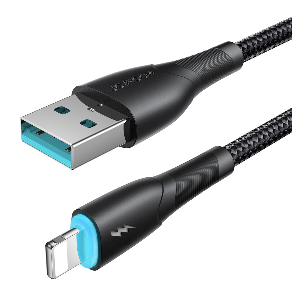Joyroom Starry Series USB-kabel 3A USB till Lightning 1m - Svart