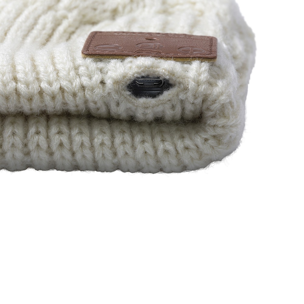 Gadgetmonster Bluetooth Beanie - Hvid