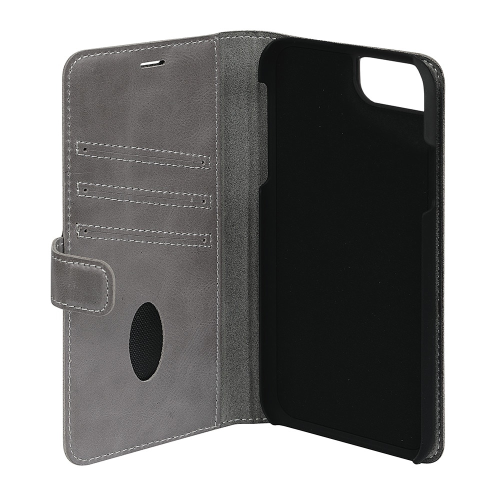 Essentials Läderfodral till iPhone SE 2020 / 8 / 7 / 6  - Grå
