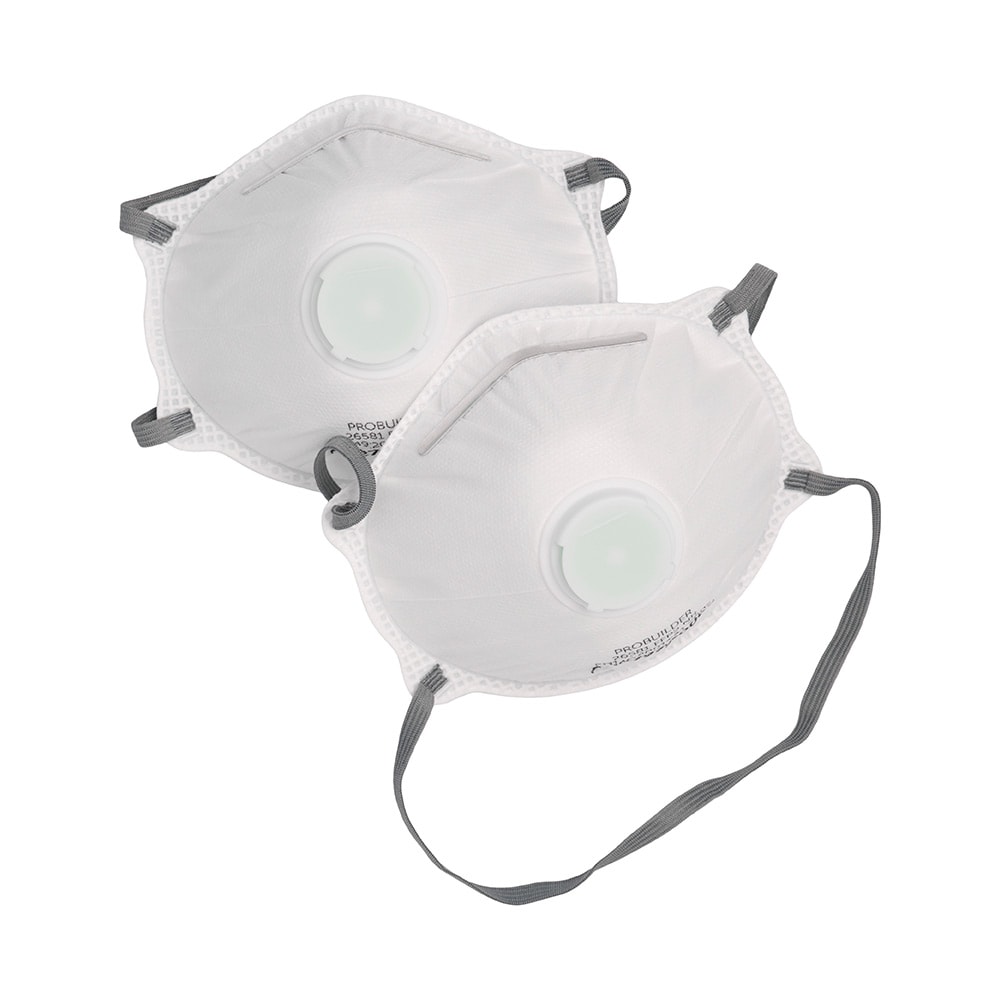 Probuilder Skyddsmask med ventil FFP2 - 2-pack