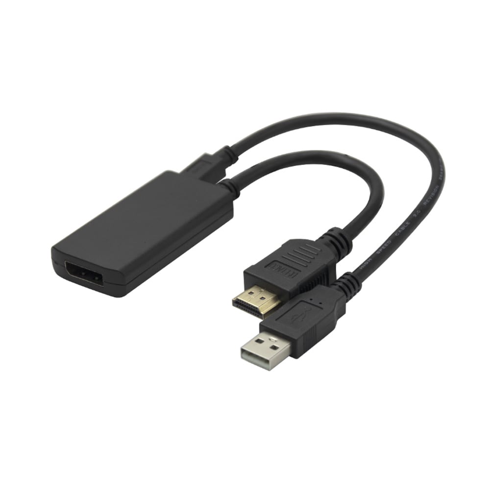 Deltaco HDMI - DisplayPort adapter 4K/60Hz 20cm