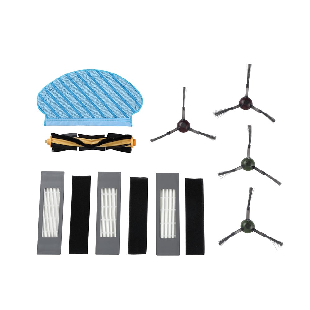 Borstar & Filter till Ecovacs DEEBOT OZMO 920/950/T5/T8/T9 - 12 delar