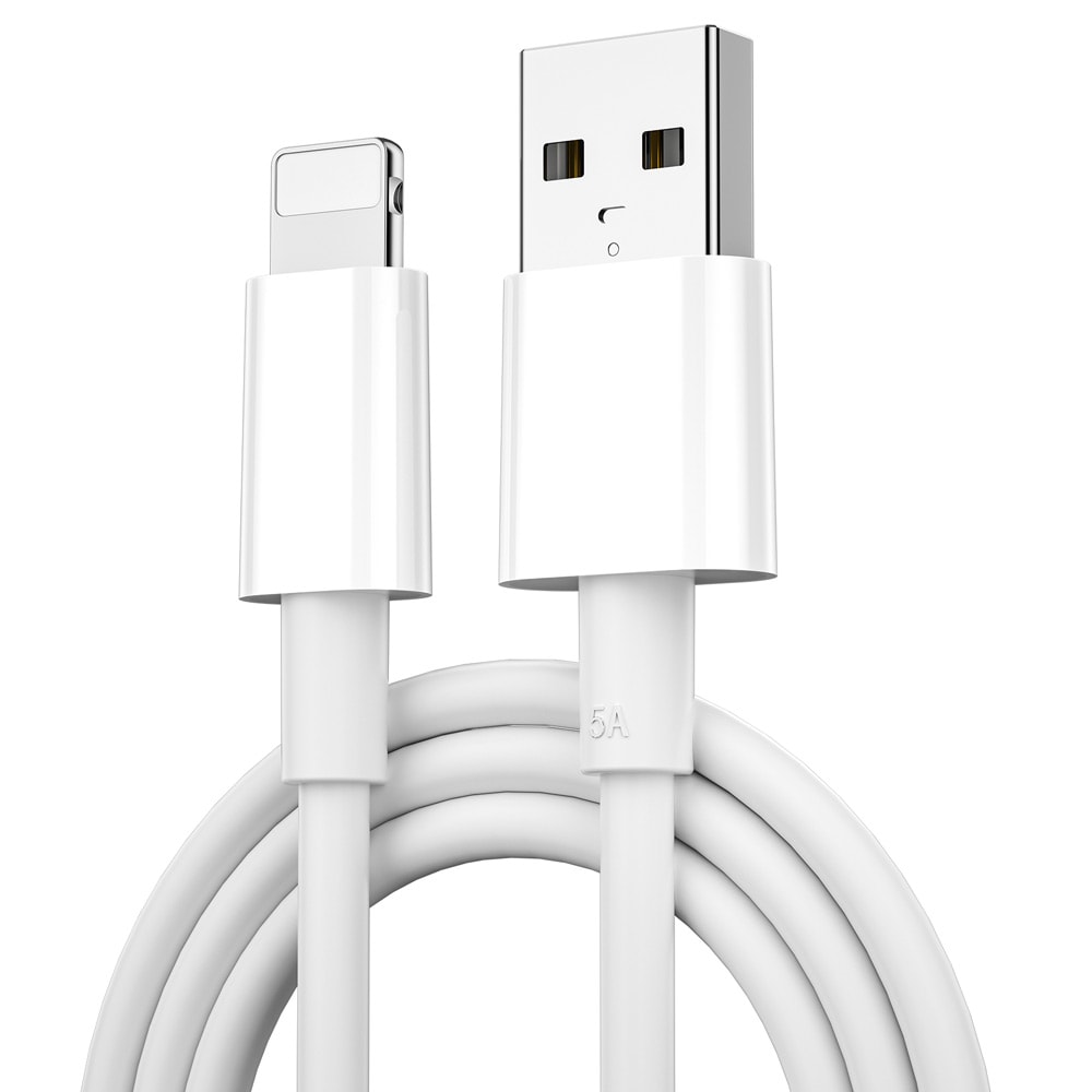 WIWU USB-kabel USB till Lightning 2,4A 1,2m - Vit