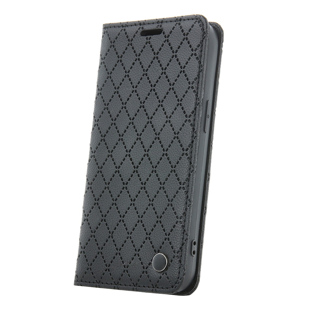 Smart Caro Fodral med ställ och kortfack till Xiaomi Redmi Note 11 4G - Svart