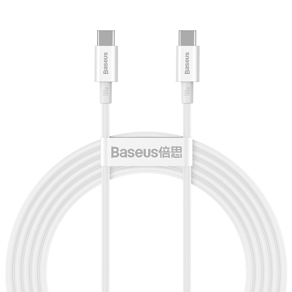 Baseus Superior USB-C-kabel QC PD 100W 5A 2m - Vit
