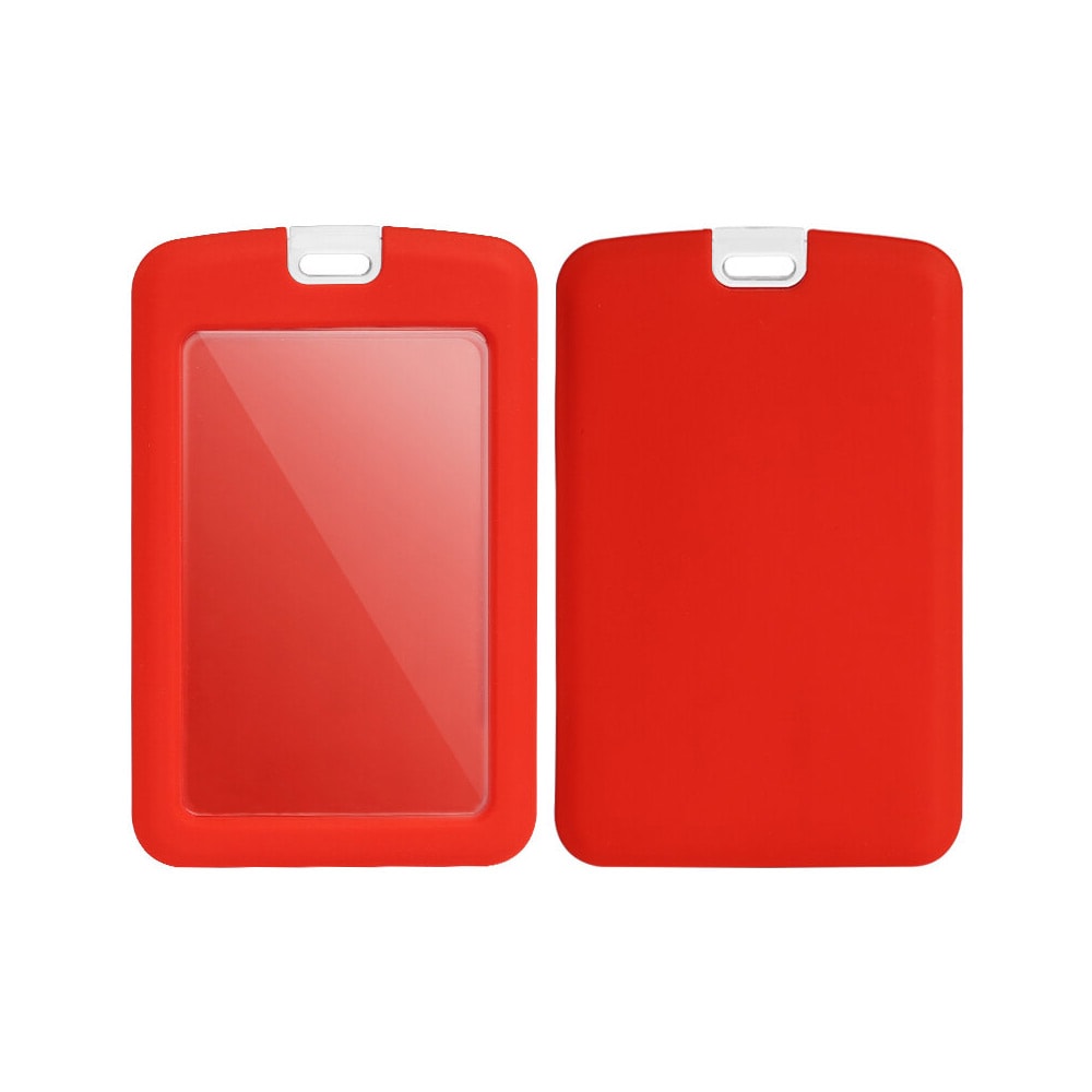 ID-Hållare med nackrem - Röd