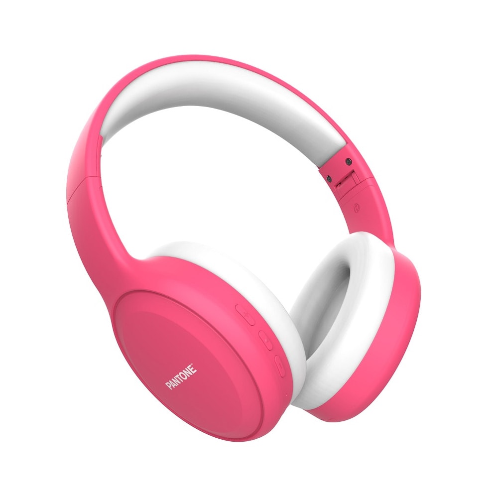 Pantone Over-Ear Bluetooth Hörlurar - Rosa 184C