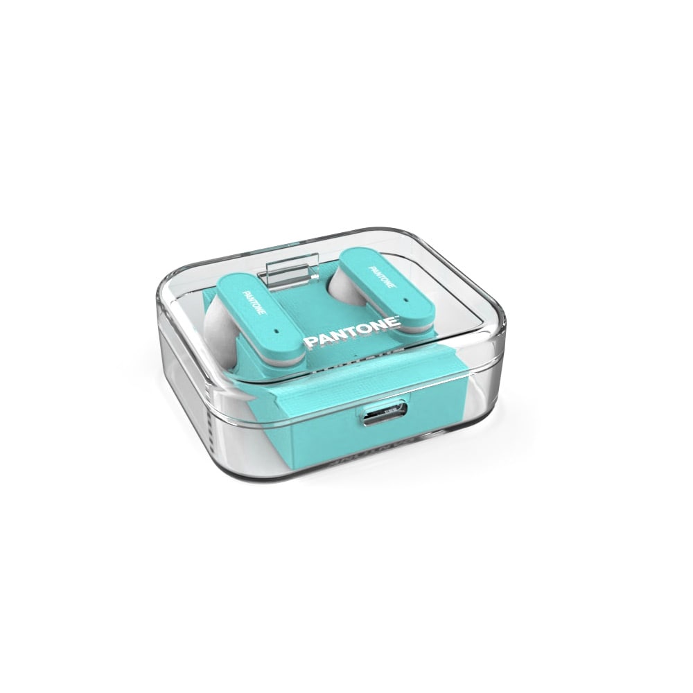 Pantone TWS Bluetooth Headset - Blågrön 3242C