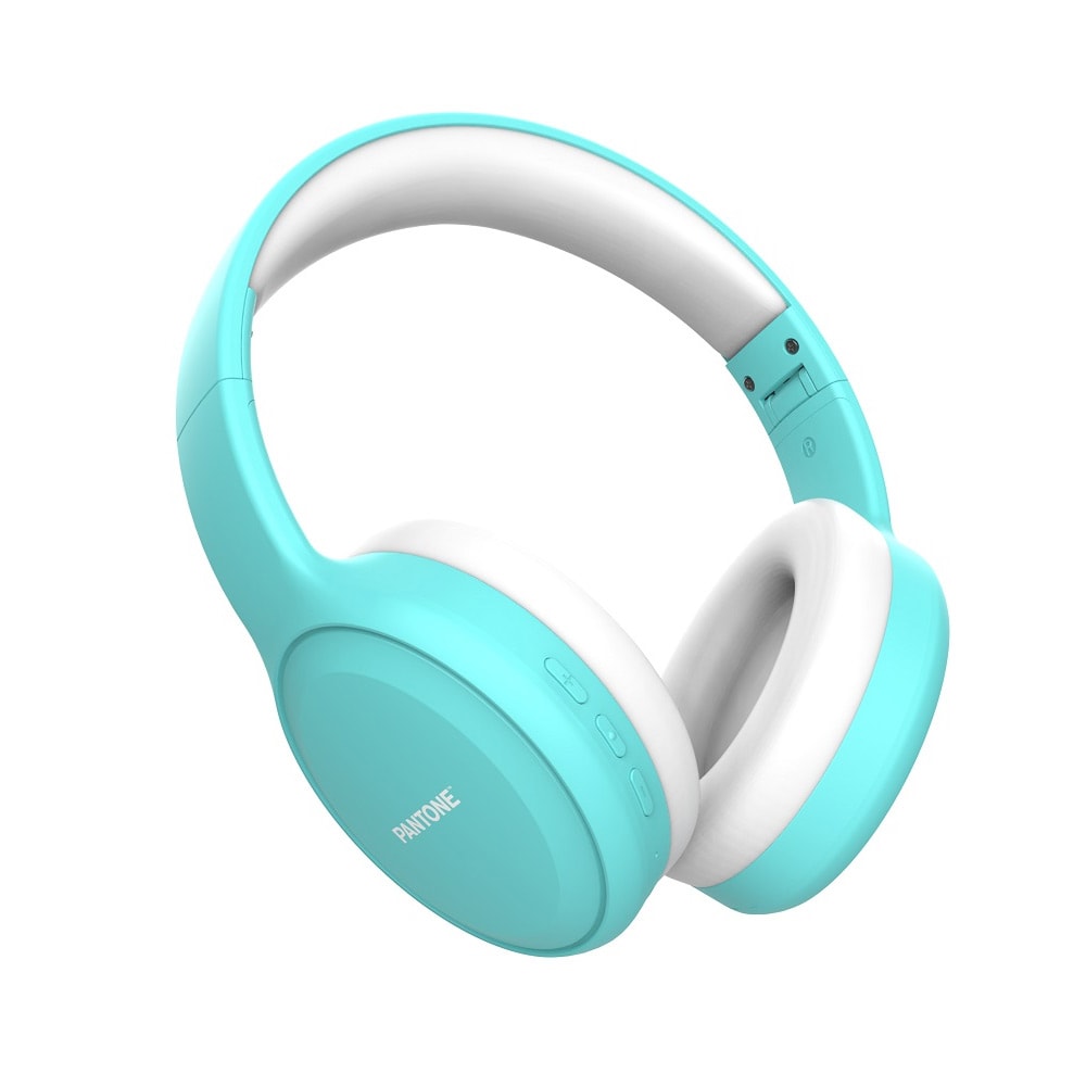 Pantone Over-Ear Bluetooth Hörlurar - Blågrön 3242C