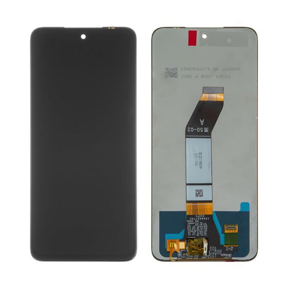 LCD-skärm med ram till Xiaomi Redmi 10C 2022 - Grå