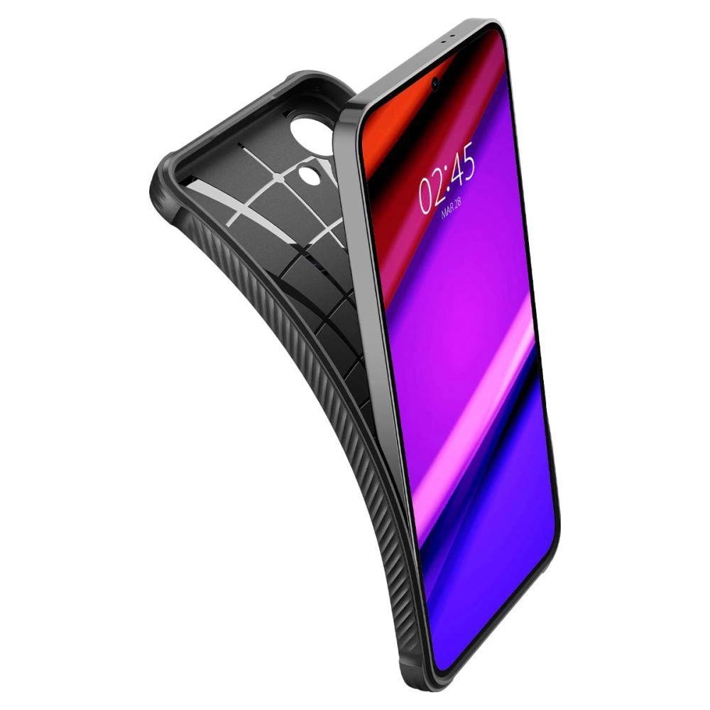 Spigen Rugged Armor Case till Samsung Galaxy S24+ - Matt Svart