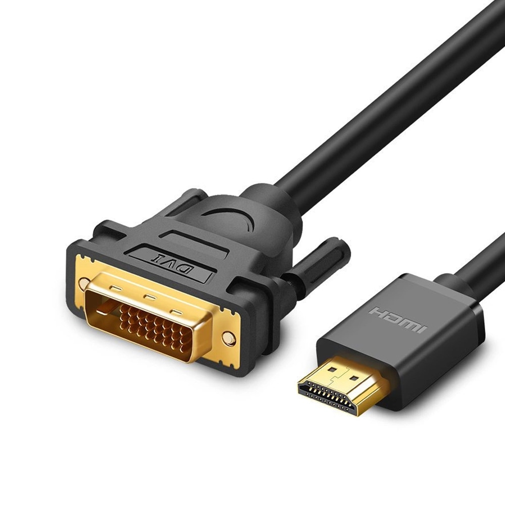 Ugreen DVI-adapter 24+1 pin hane till HDMI Hane FHD 60 Hz 1,5 m
