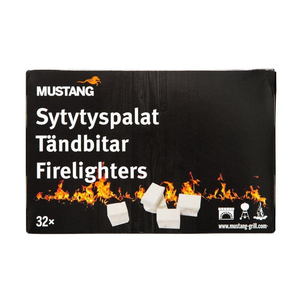 Tändkuber 32-Pack braständare– Snabbstart För Eld och Grill
