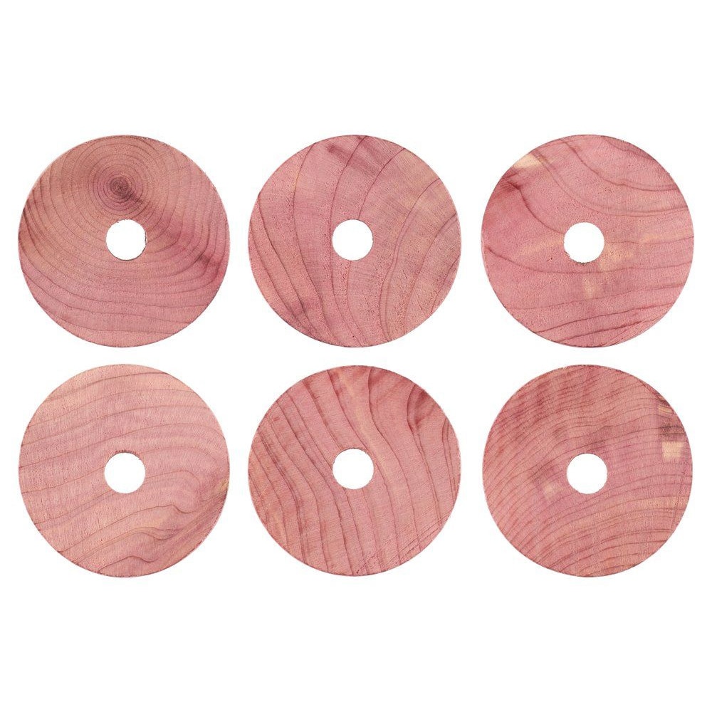 Cederträ för galge 6-pack - Håll Garderoben Fräsch