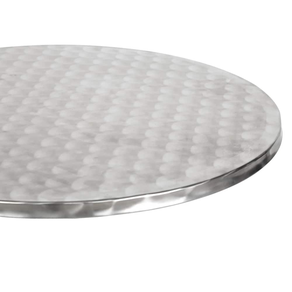 Aluminiumbord med justerbar höjd Ø60 cm / barbord runt / cafébord höj- och sänkbart