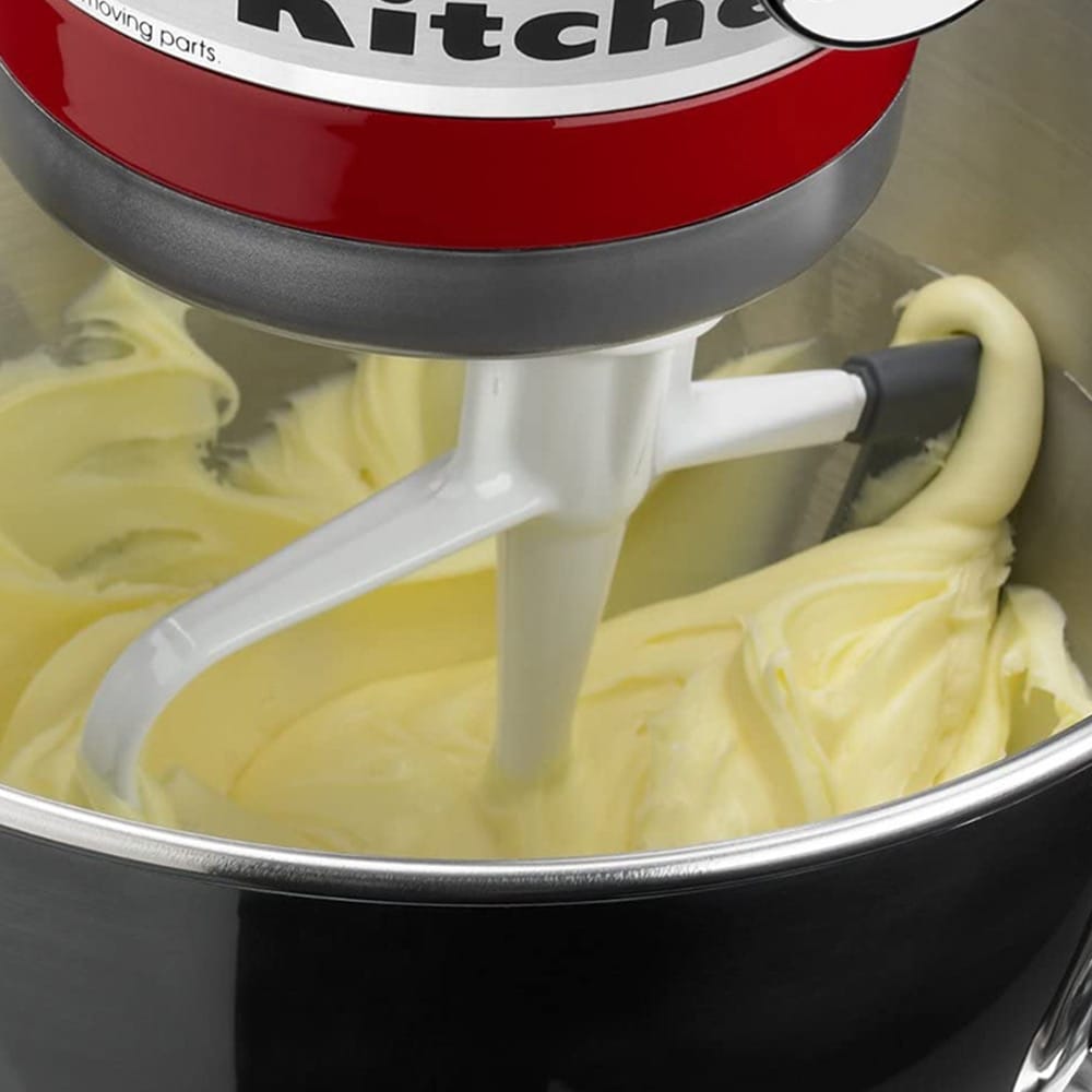 Flad mixer med silikone til Kitchen Aid 4.5-5QT