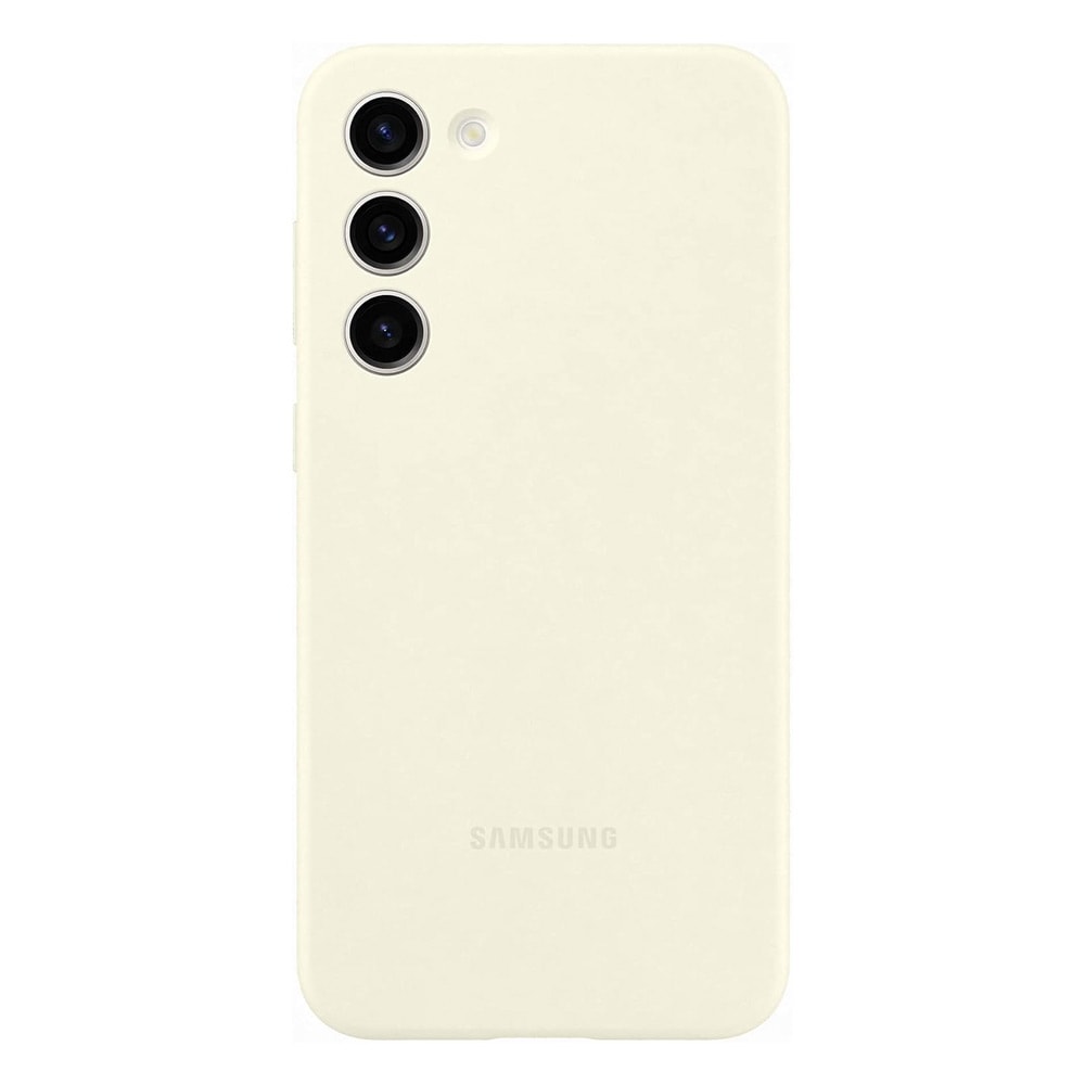 Samsung Silicone Case till Galaxy S23+  - Creme