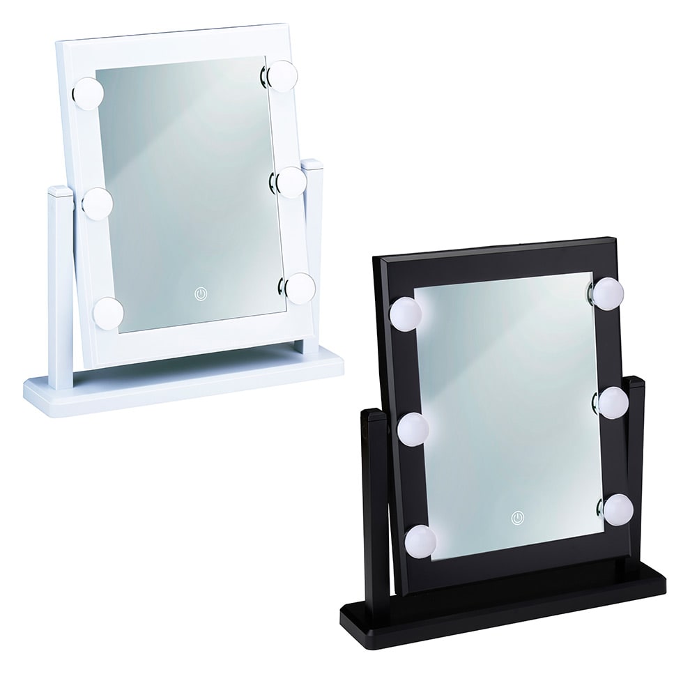 Sminkspegel 41cm med belysning - Tiltbar med Touchfunktion