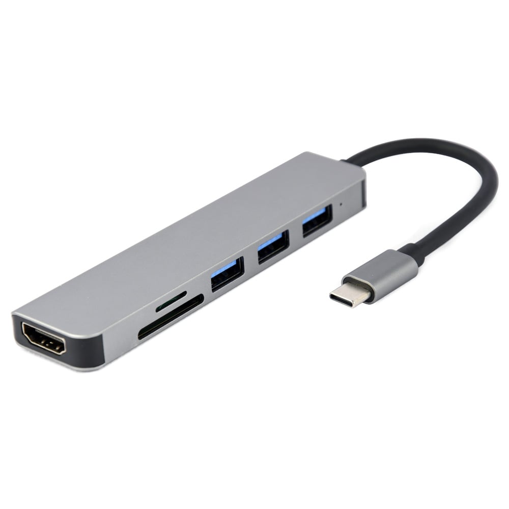 USB Hubb  - USB-C till 3xUSB, HDMI & Minneskortläsare