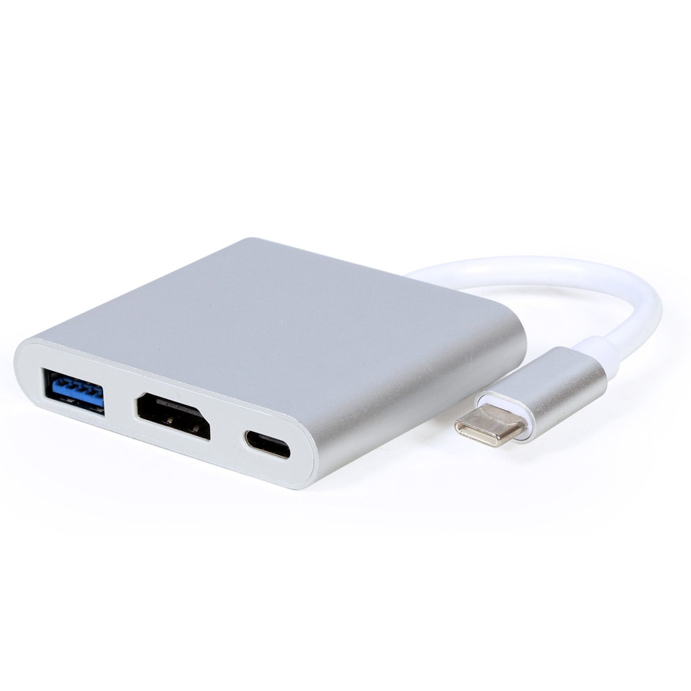 USB-C Multihubb med USB, USB-C & HDMI