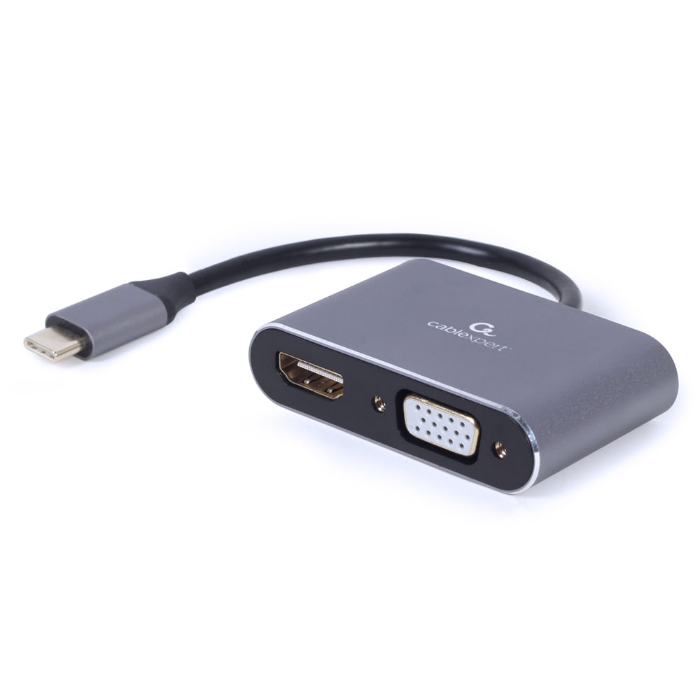 USB-C-Adapter till HDMI & VGA