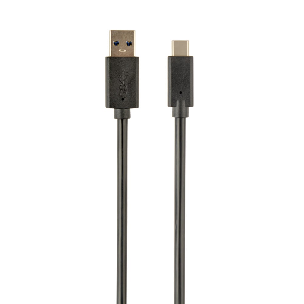 USB-Kabel - USB till USB-C 1,8m - Svart