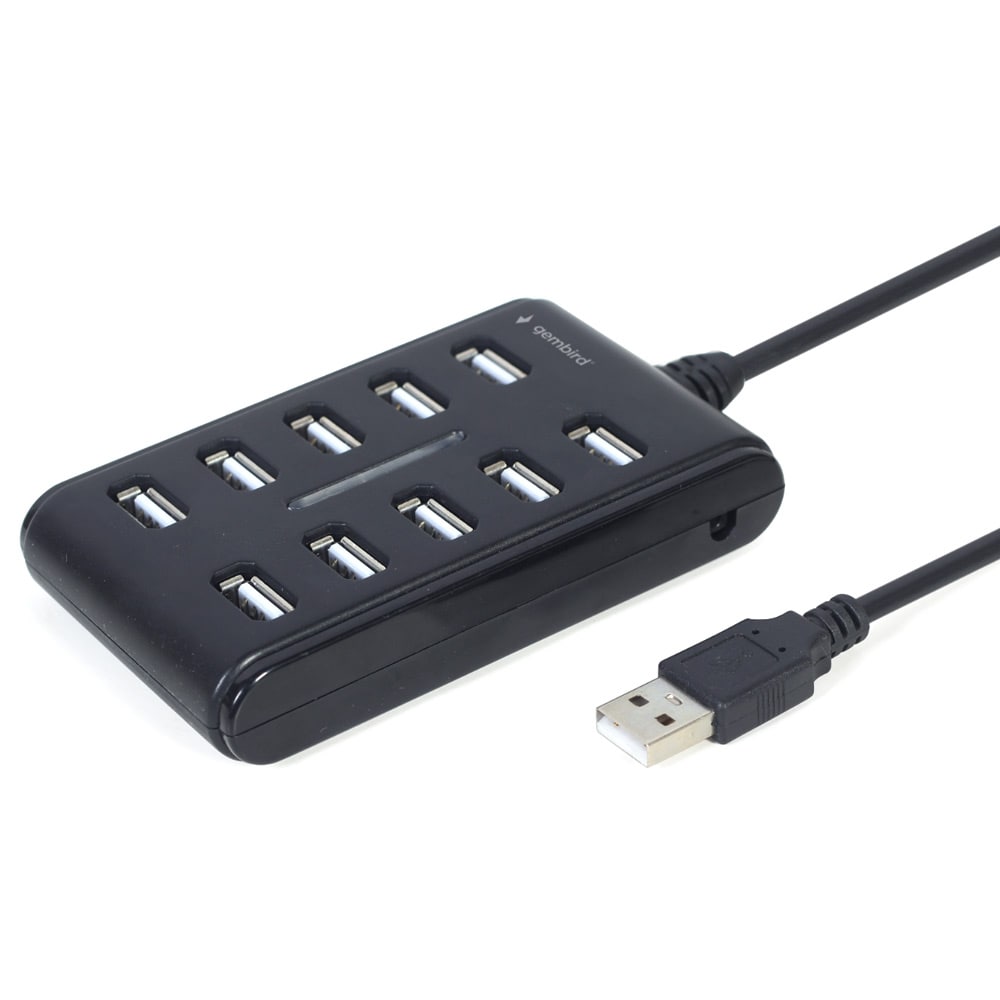 USB-hubb med 10 portar
