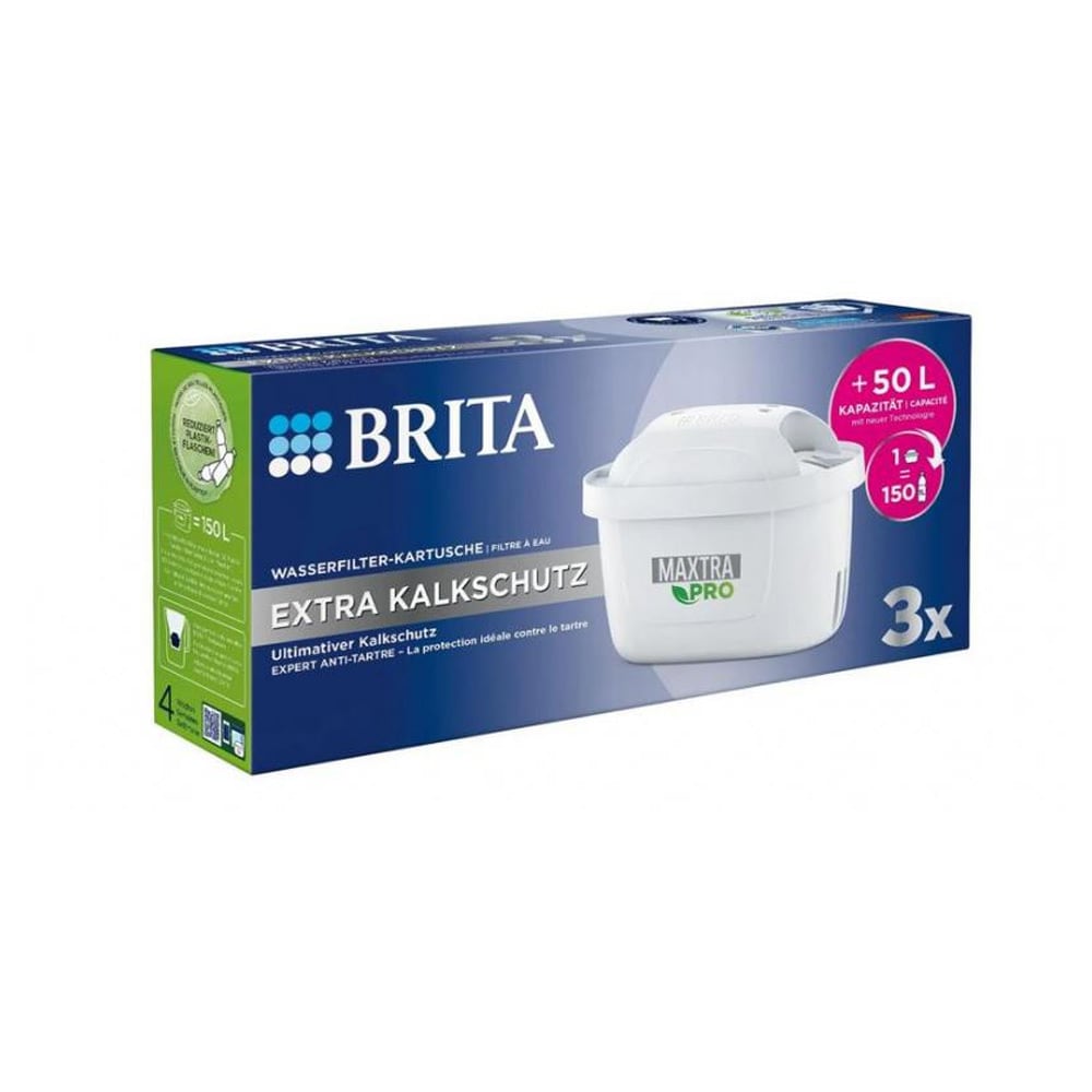 BRITA Maxtra Pro - Extra Kalkskydd - 3 vattenfilter