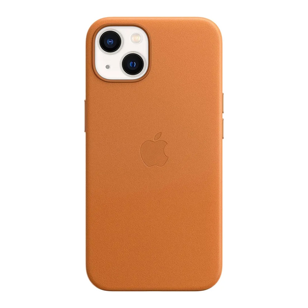 Apple Läderskal med MagSafe MM103ZM/A till iPhone 13 - Golden Brown
