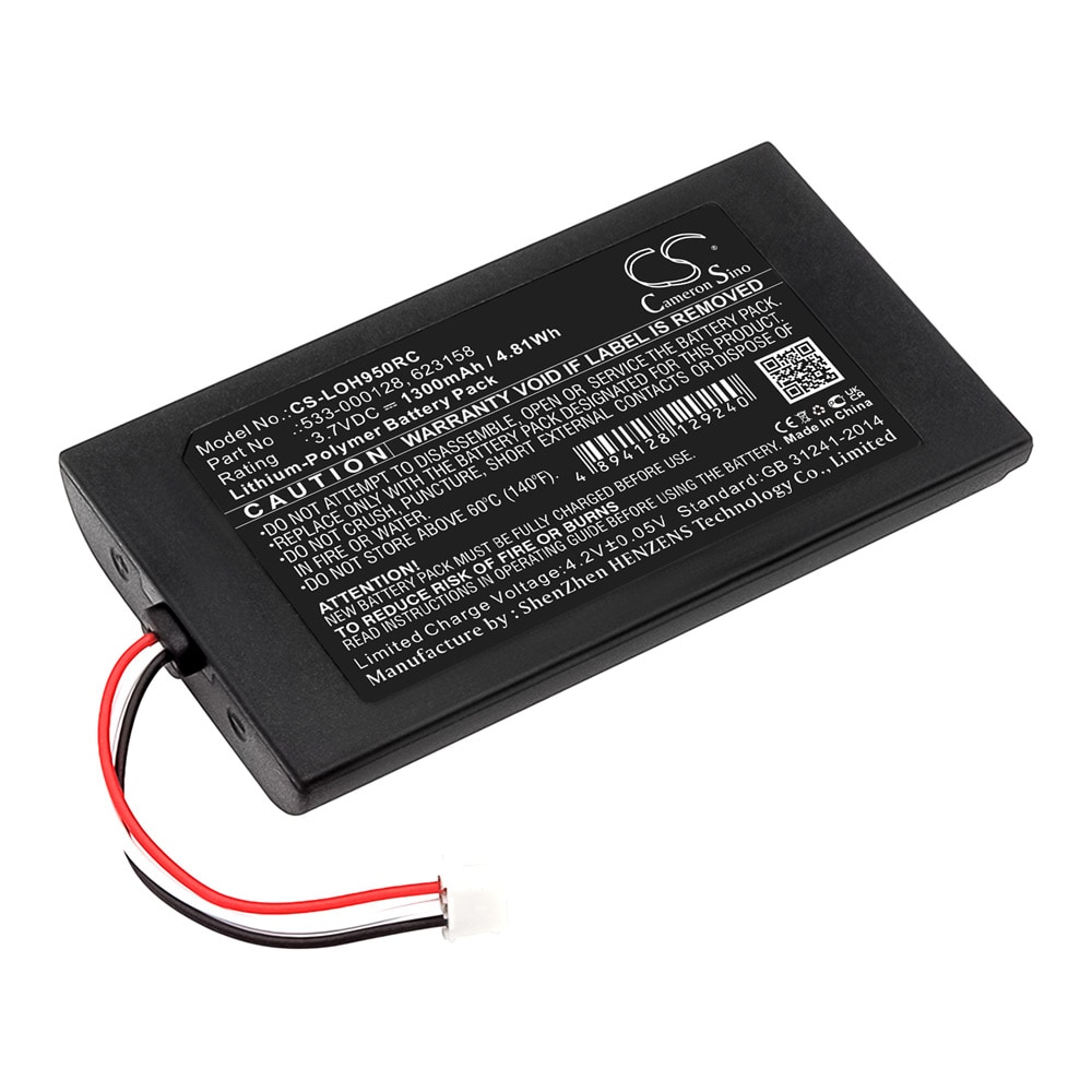 Batteri till Logitech Harmony 950 3,7V 1300mAh
