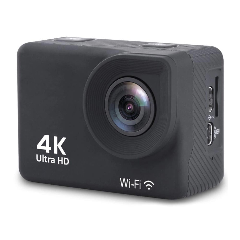 Actionkamera 4K Wi-Fi 16Mpx med tillbehör