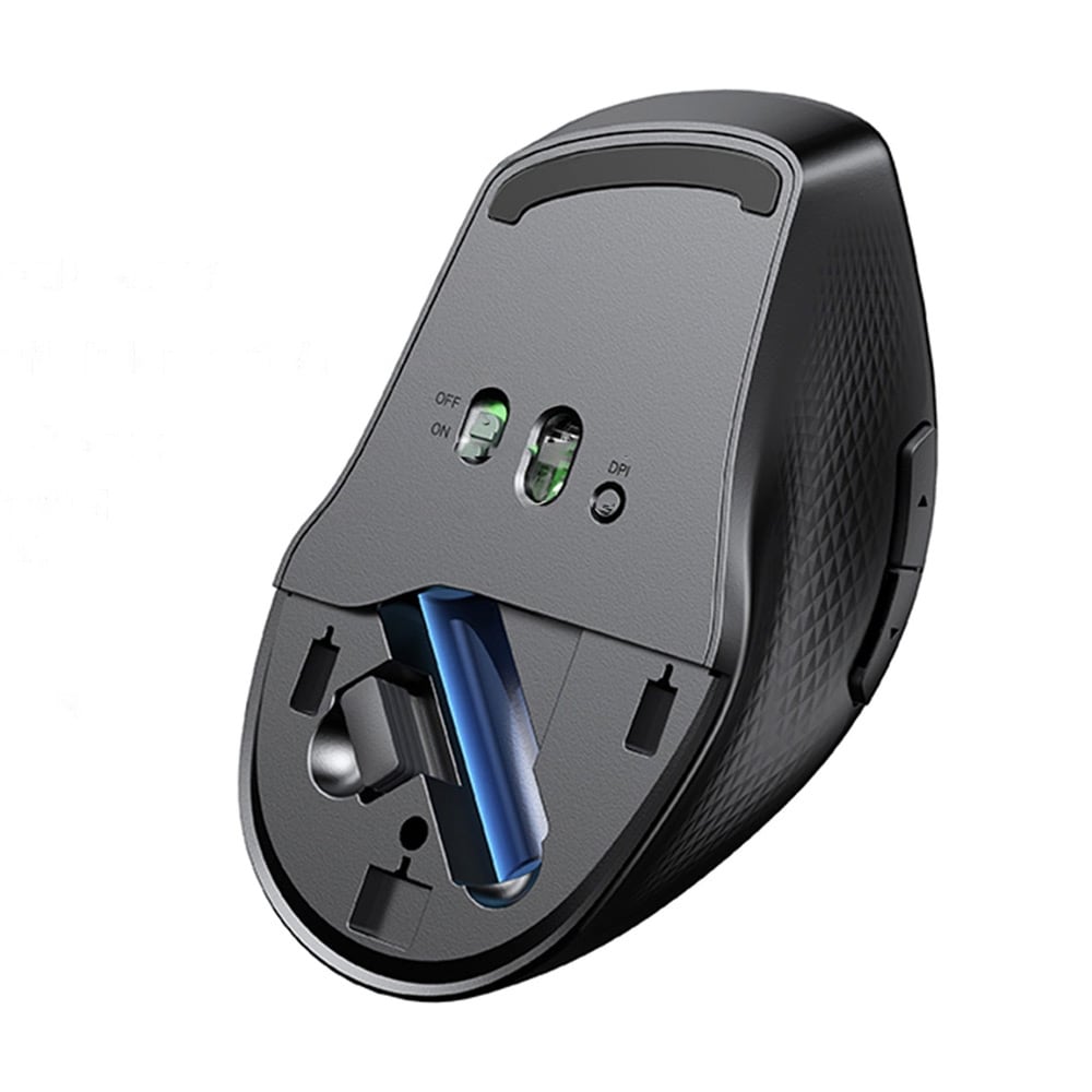 Ugreen Ergonomisk trådlös mus Bluetooth - Blå