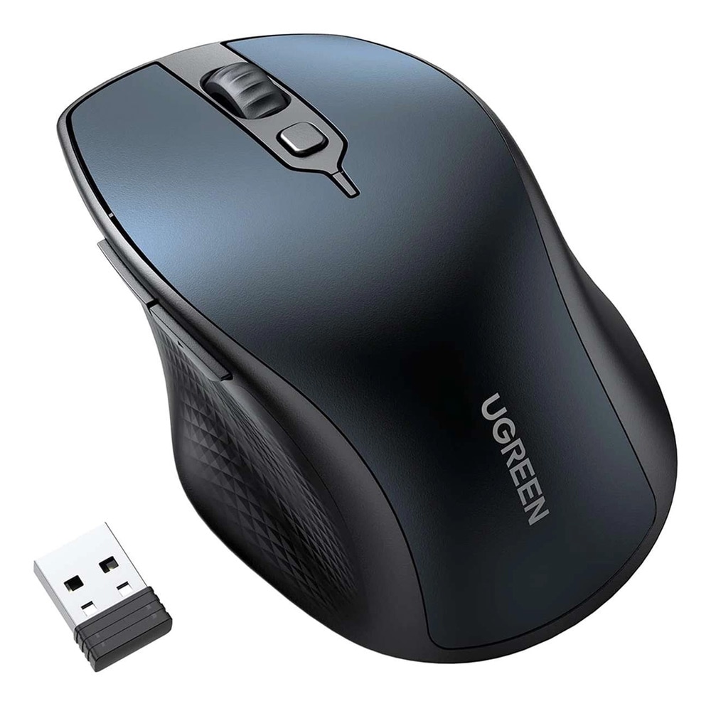 Ugreen Ergonomisk trådlös mus Bluetooth - Blå