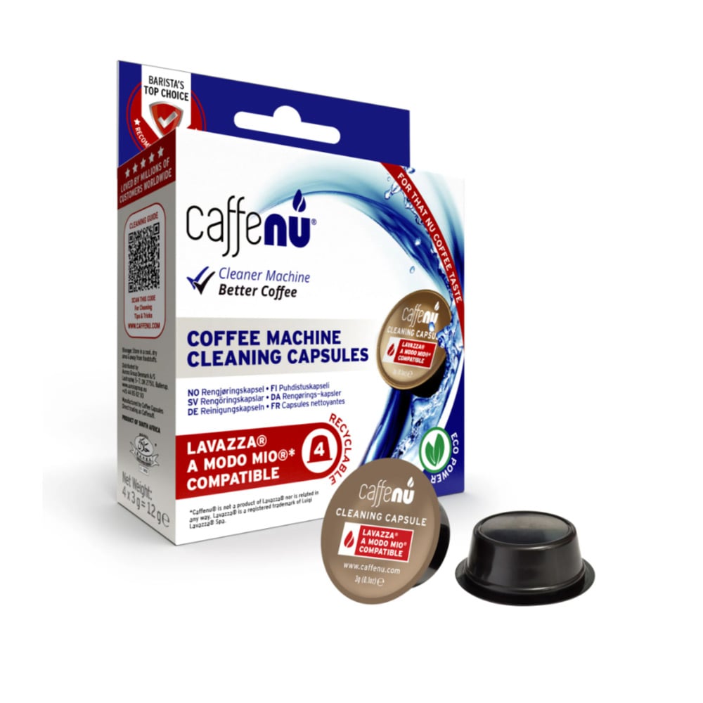 Caffenu Rengöringskapslar till Lavazza kaffemaskiner