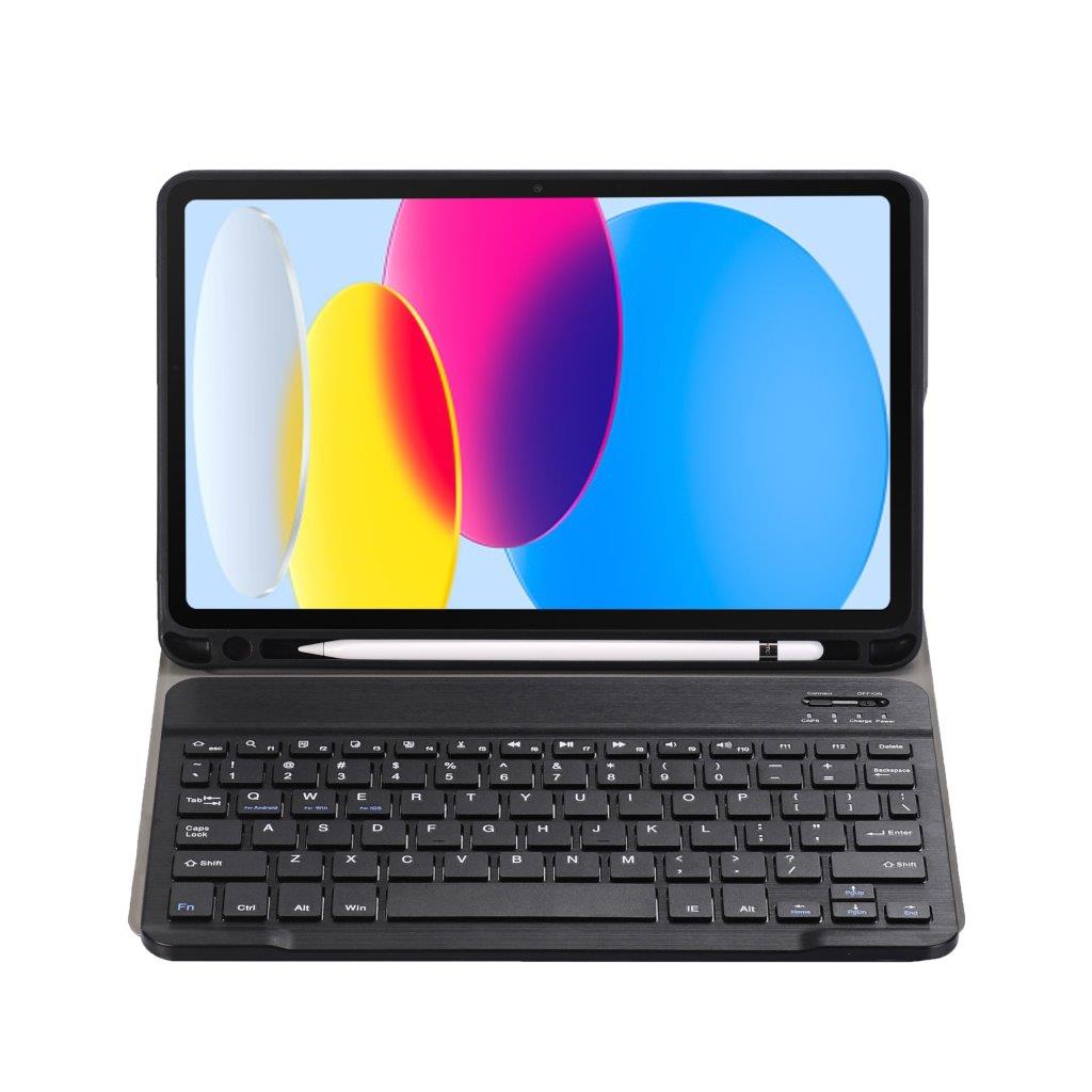 Tangentbordsfodral med ställ till iPad 10-Gen 10,9 2022 - Svart