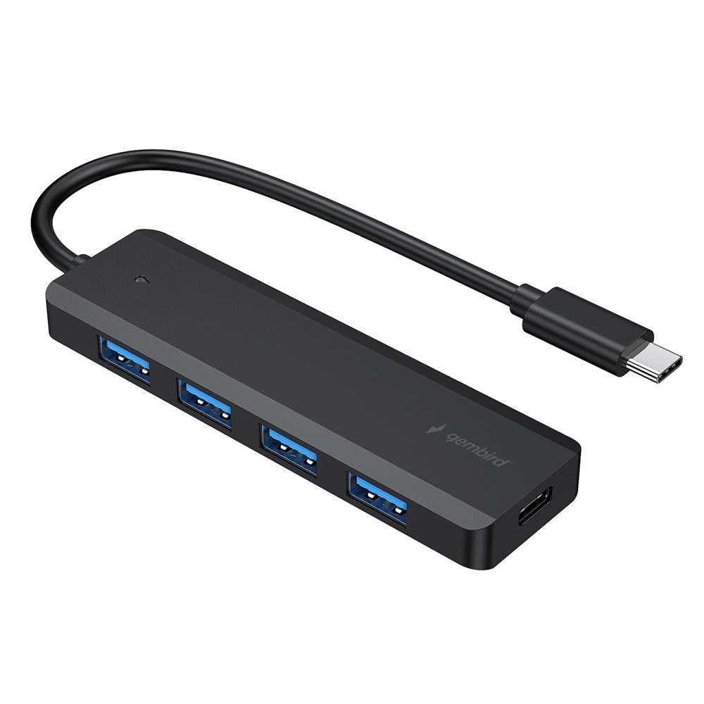 USB-hubb USB-C till 4 USB-ingångar med ultrasnabb dataöverföring