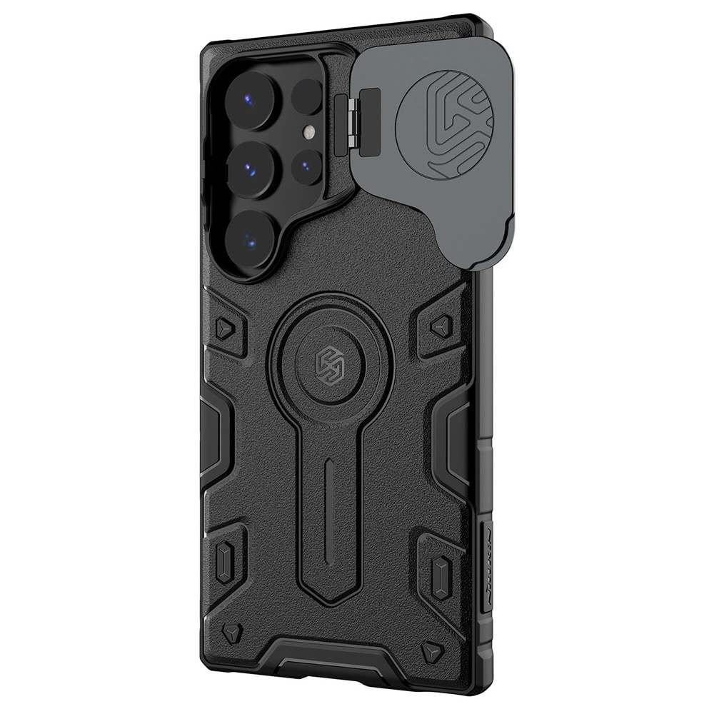 Nillkin CamShield Armor Prop Shell til Samsung Galaxy S24 Ultra - Sort