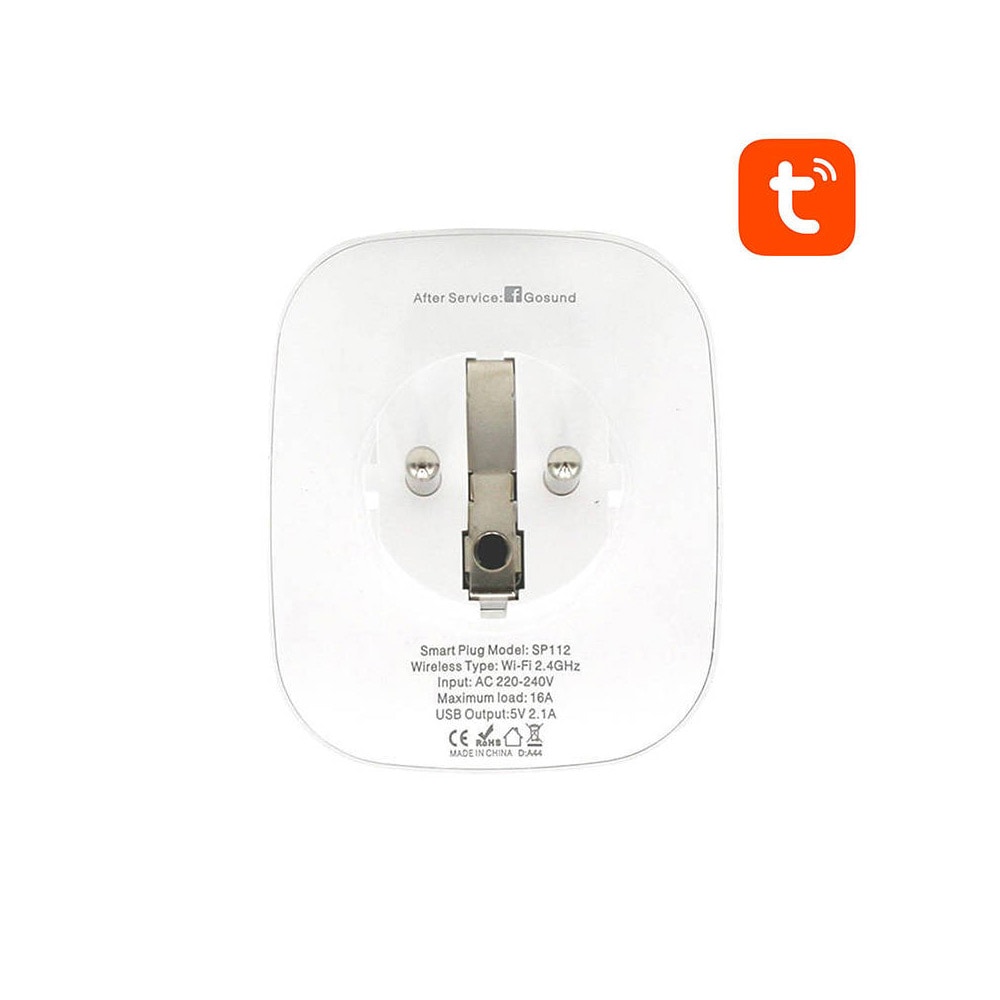 Gosund Wifi Smart Plug med 2 USB - Smart uttag Tuya-kompatibel
