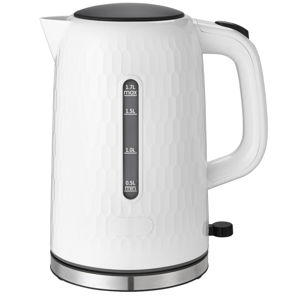 Vattenkokare 1,7L 2200W med automatisk avstängning - vit