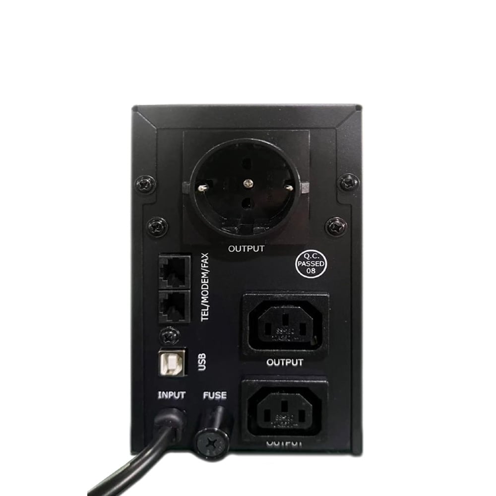 UPS Strömförsörjning 850 VA med LED-display och USB
