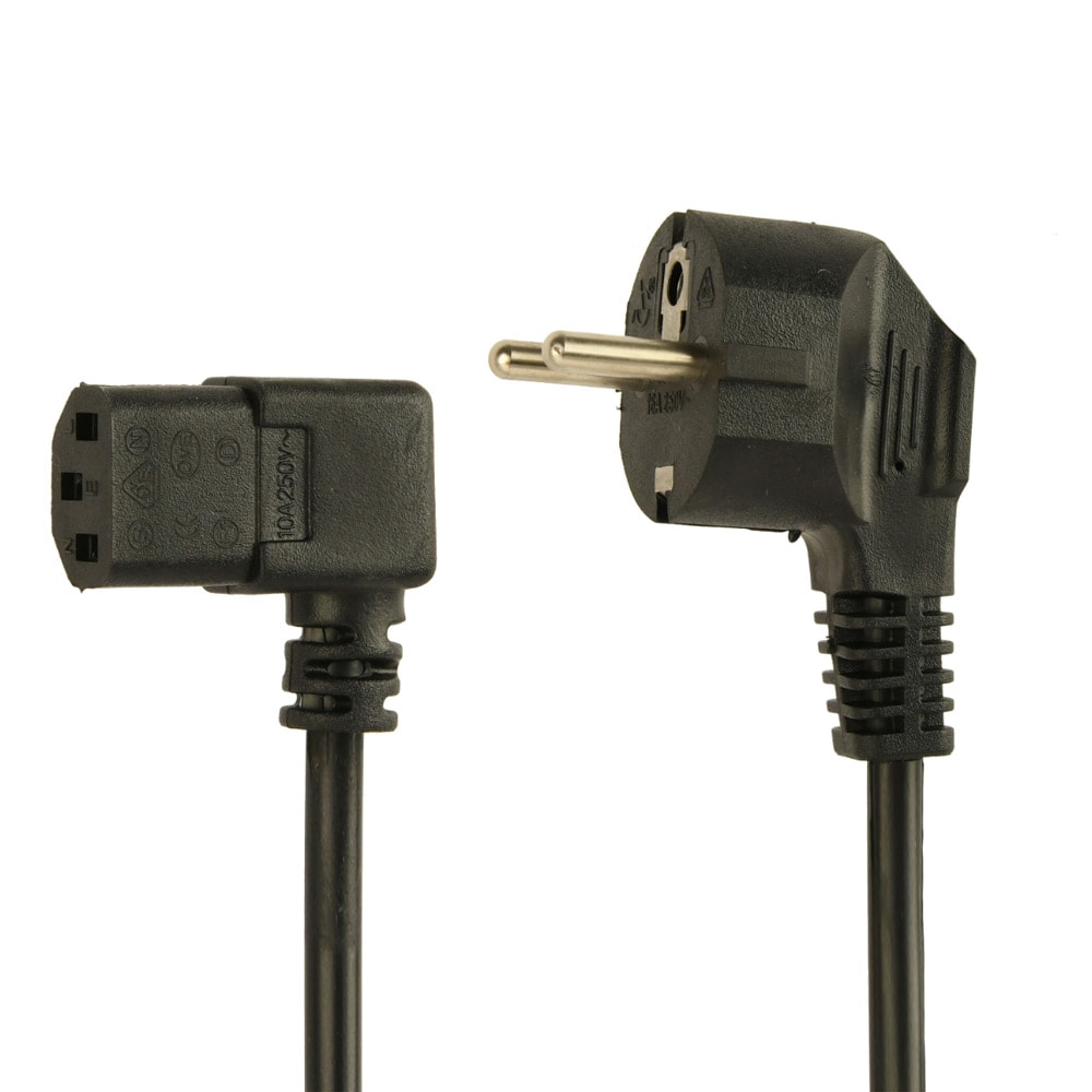 Strömkabel C13 1,8m VDE-godkänd