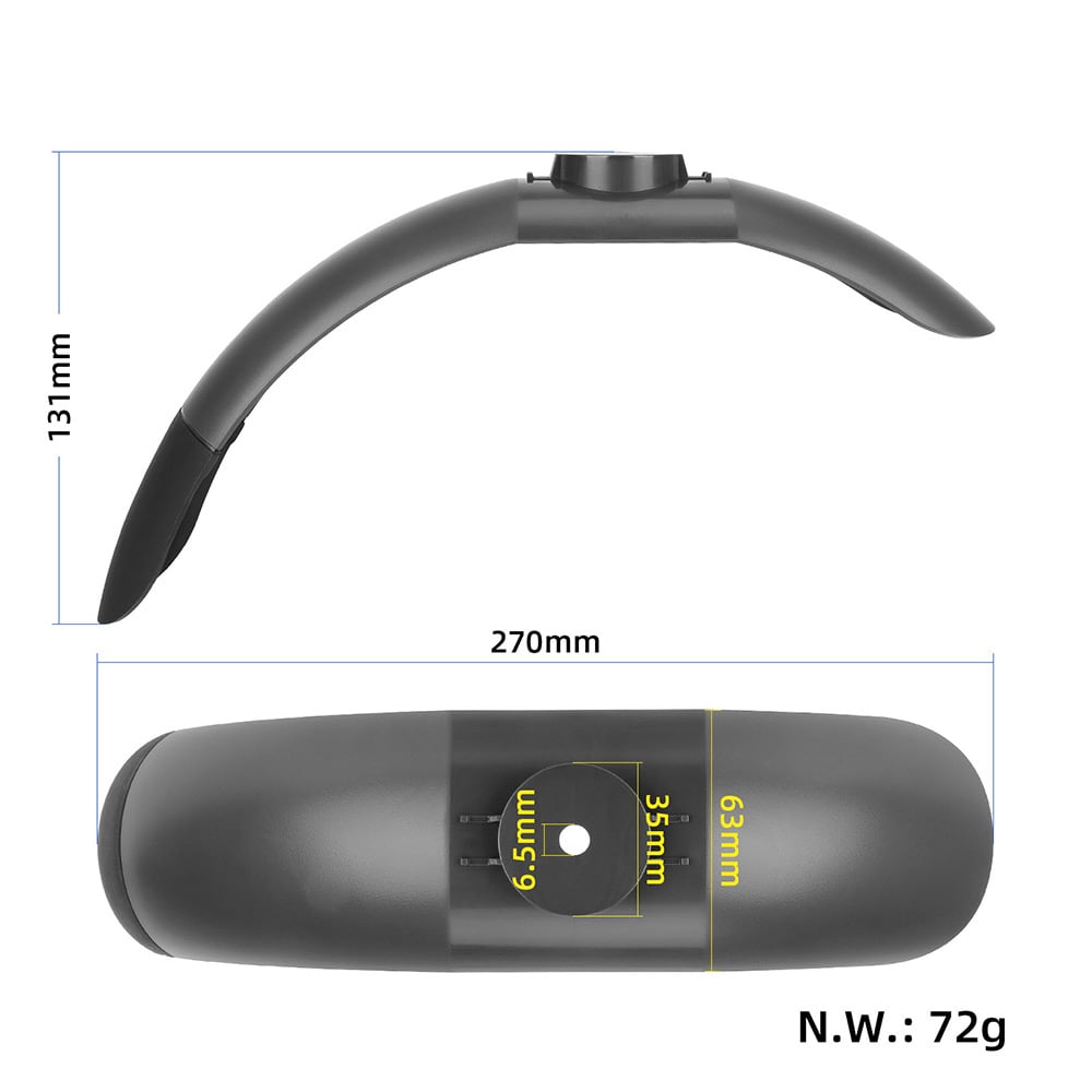 Främre Stänkskärm till Xiaomi 4 Pro