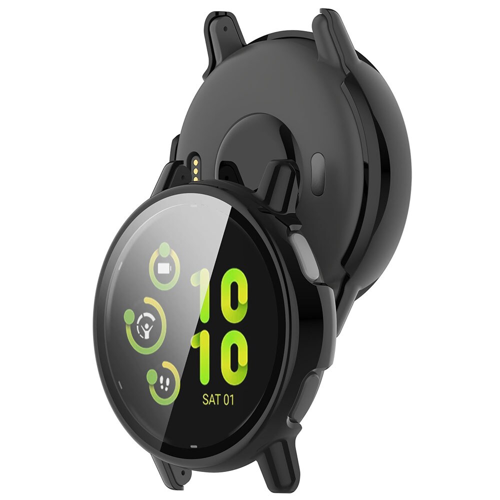 Skyddsskal med härdat glas skärmskydd till Garmin Vivoactive 5 - Svart