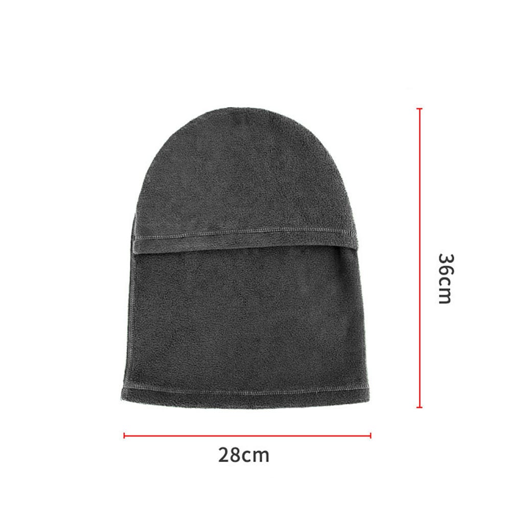 Skidmask i slitstark polyester - Svart