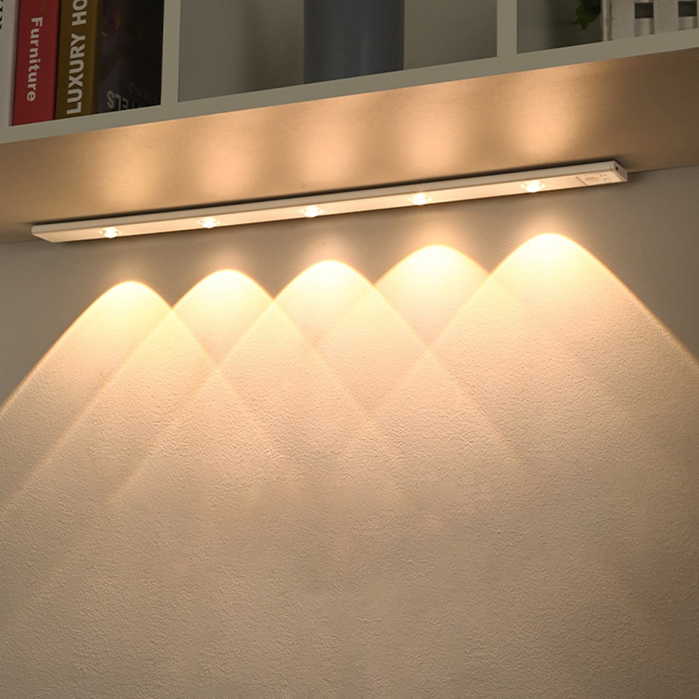 LED-strip 60 cm med justerbar ljusstyrka - vit