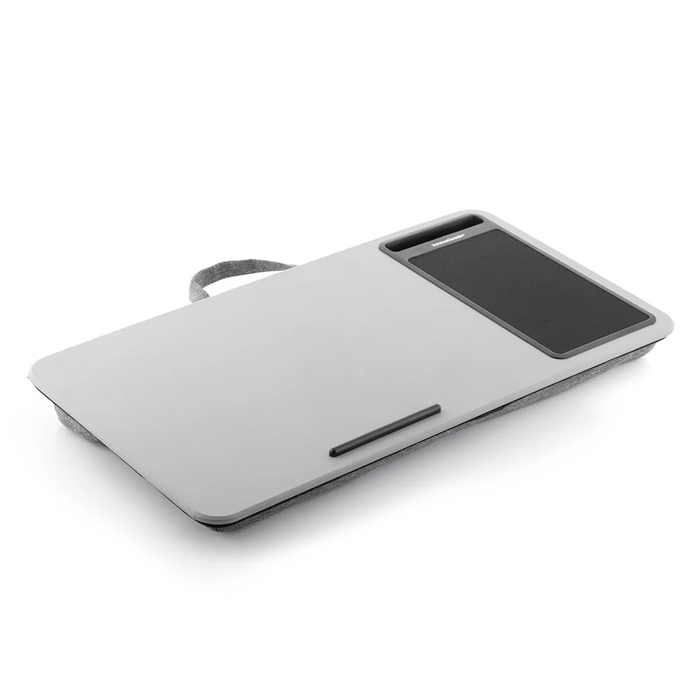 Stort laptopbord för knät med ergonomisk design och smarta funktioner