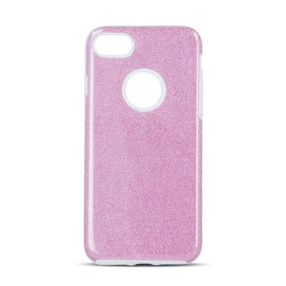 Glitrende etui til iPhone 16 Plus - Pink