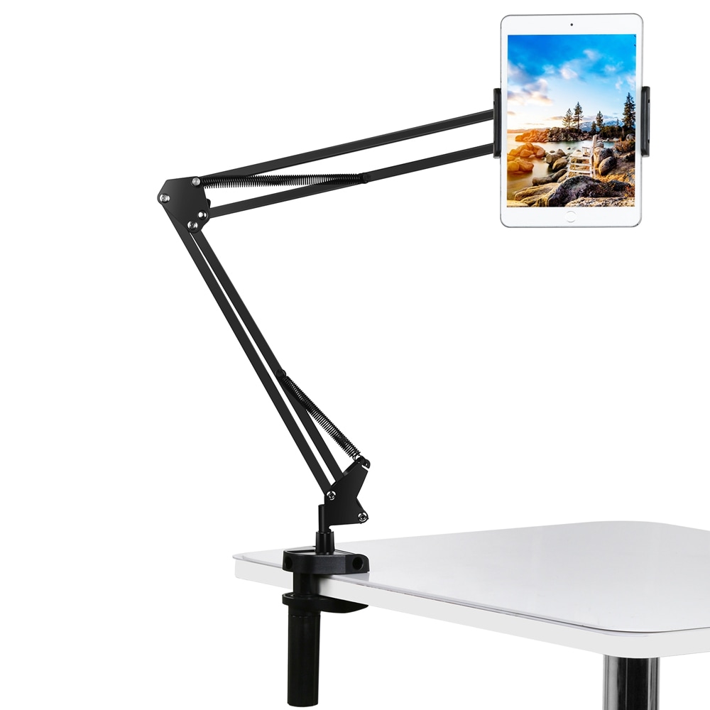 Justerbar mobilhållare med flexibelt fäste och stark metallram